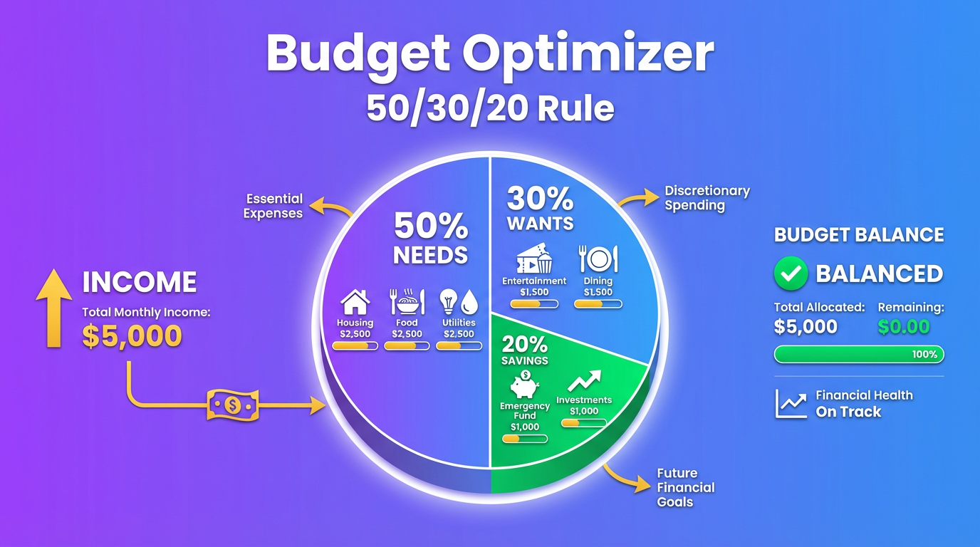 Income allocation for budgeting categories