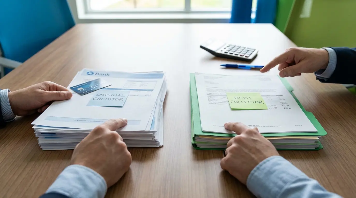 negotiating debt with original creditor vs collector